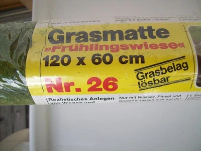 NOCH Nr .26 Grasmatte Frühlingswiese, 120x60 cm NEU in OVP - Bild 1 von 4