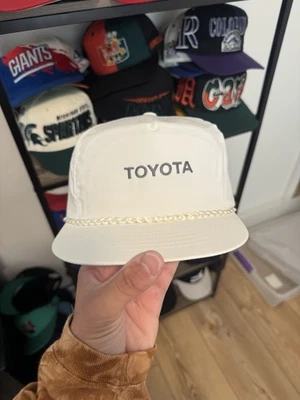 Vintage Toyota Motorsports Truck Car  Swingster Snapback Hat Cap Rope Trucker - Image 1 of 4