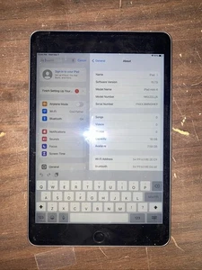Apple iPad Mini 4.ª generación, 7,9 pulgadas, A1538 16 GB, solo WIFI - gris espacial - Imagen 1 de 6
