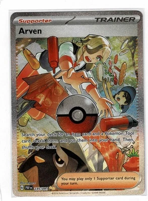 Arven Special Illustration Rare SV: Paldean Fates 235/091 NM - Image 1 of 2