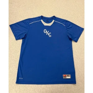 Nike Oklahoma City Dodgers OKC Jersey Men's XL Blue MILB 2015 Baseball Shirt - Picture 1 of 13