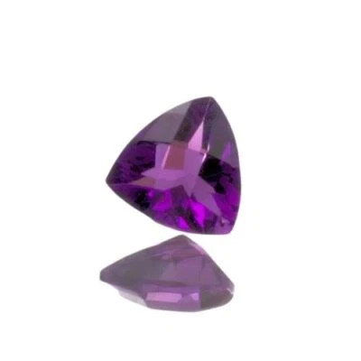Forma de trillón de amatista creada en laboratorio de 5 mm - 10 mm Foto 1 de 2