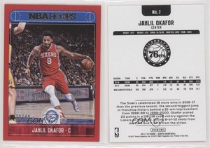 2017-18 Panini NBA Hoops Red /49 Jahlil Okafor #7