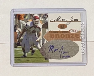 2005 SAGE Autographs Bronze #A25 Matt Jones #/650 Arkansas Razorbacks Jaguars - Picture 1 of 1
