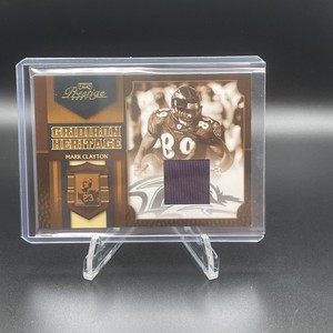 2007 Playoff Prestige - Gridiron Heritage Materials #GH-37 Mark Clayton (MEM)