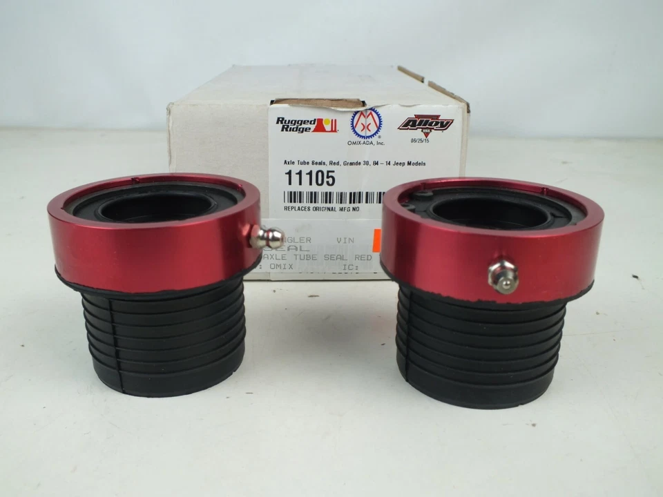 Nuevos sellos de tubo de eje Rugged Ridge 11105, rojo, Grande 30 para sello de aceite Jeep 84-14 Foto 1 de 3
