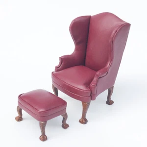 1:12 Scale leather living room set Dollhouse miniature furniture New - Picture 1 of 11