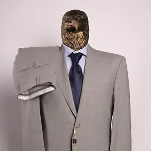 NWT $3450 Canali Travel Pure Wool Micro-CHECK Suit Gray 40US/50IT - Picture 1 of 22