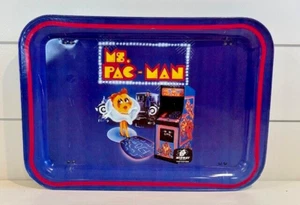 Ms. Pac-Man Midway Metal Lap Tray Vintage 1980's-Exceptional Condition-RARE! - Picture 1 of 7