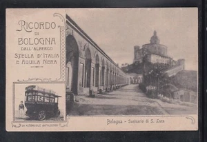 AK Bologna Heiligtum S. Luca Hotel Stern Italien Schwarzadler H735 - Bild 1 von 1