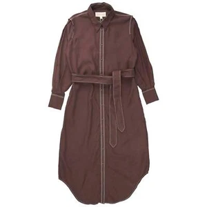 Sunset Lover Carob Darya Shirt Dress - Picture 1 of 3
