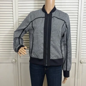 Lululemon Bomb Around Jacket Reversible Monochromic Black & White Athletic Sz. 8 - Picture 1 of 11