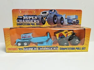 1987 Matchbox The Super Chargers Competition Pull Set S0 HIGH Monster Truck 1220 - Picture 1 of 8