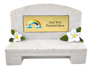 Banco Memorial Personalizado con Placa Varios Diseños DORADO (IMPRESO EN UV) - Imagen 1 de 14
