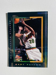 Tarjeta de baloncesto Fleer 2001 genuina #11 Gary Payton casi nueva-como nueva de la NBA - Imagen 1 de 2