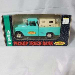 Vintage 1993 Ertl True Value Hardware 1:25 Die Cast 1955 Chevy Pickup Truck Bank - Picture 1 of 6