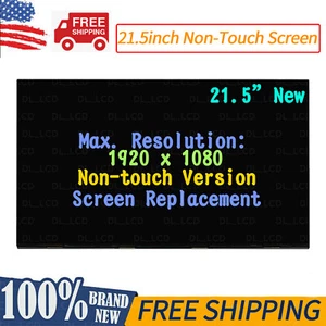 New 21.5" For Lenovo LM215WF9-SSA1 AIO 510-22ISH LED LCD Non-Touch Screen Panel - Picture 1 of 5