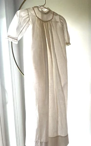 ANT WHITE VICTORIAN BABY'S LONG DRESS, PIN TUCKS - TLC CLEARANCE!!! - Picture 1 of 5
