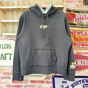 Vtg Roxy Faded Hoodie L Boxy Surf Skate Grunge Billabong OP Vaporwave 90s Y2K TC - Picture 1 of 7