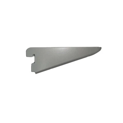 Twin Slot Shelving System Bracket SILVER Wall Mounted Adjustable Modular Storage - Image 1 of 4