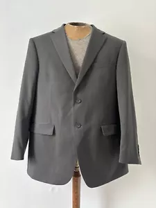 Men’s Cianni Cellini Extra Fine Gab Wool Suit Coat 46R 40W Olive Italian Blazer - Picture 1 of 11