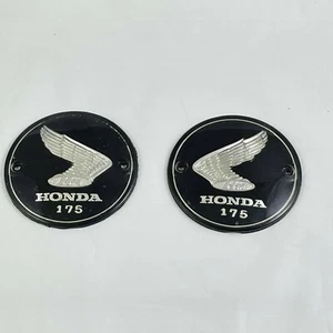 Honda 175 CA175 CD175 CB175 CL175 Emblem Side cover fuel tank L+R NEW - Picture 1 of 10