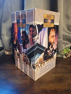 The Visual Bible “Matthew” 4 VHS Tapes / Box Set - Image 1 of 2