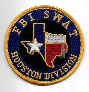 FBI - HOUSTON TEXAS Police Patch SEK Polizei Abzeichen SWAT - S.W.A.T. Lone Star - Bild 1 von 4