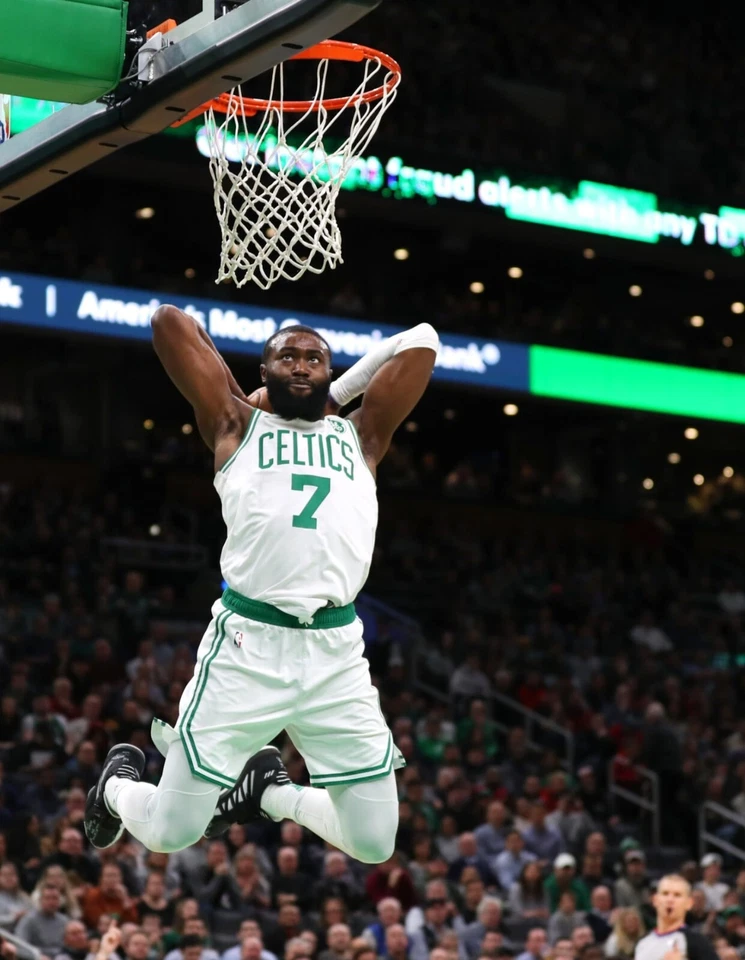 Foto brillante 8x10 de los Boston Celtics Jaylen Brown impresión de fútbol americano de la NFL #4 Foto 1 de 1