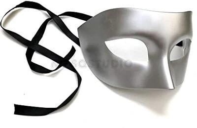 Masquerade Mask Burlesque Dance Birthday Prom Party Black Tie Costume Dress Up - Image 1 of 4