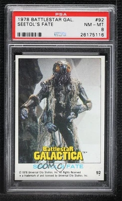 1978 Topps Battlestar Galactica Seetol's Fate #92 PSA 8 0ts2 - Image 1 of 3