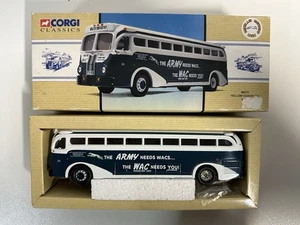 Corgi Northland Greyhound Coach 743 Die Cast Bus The Army Needs WACs Boxed - Picture 1 of 9