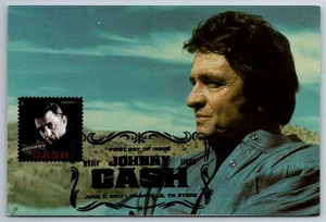 #4789 Johhny Cash FDC Maxi Card - Picture 1 of 2