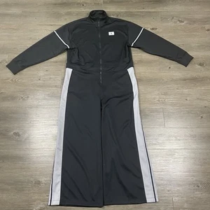 Black Jumpsuit Adult XL Jordan Flight Heritage Black Cement Gray Casual Womens - Picture 1 of 11