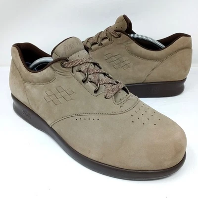 SAS Free Time Women’s Size 9 WW Wide Walking Shoes Tan Nubuck Lace Up Comfort - Image 1 of 4