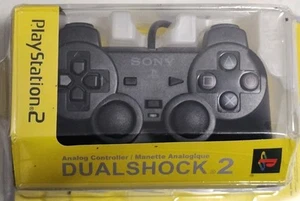 Sony PlayStation 2 PS2 DualShock 2 Controller Schwarz OEM Offiziell Neu Versiegelt - Bild 1 von 10