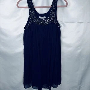 Tramp Sequined Ladies Tank Blouse Flowy Size Medium NWT Late Y2K - Picture 1 of 6