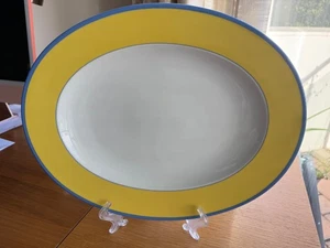 CH. FELD HAVILAND LIMOGES "CLAUDE MONET GIVERNY" OVALE PLATTE 40cm x 32cm - Bild 1 von 6