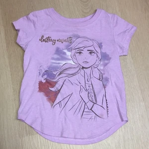 Disney Frozen DESTINY AWAITS 4/5 XS Purple Princess Anna TEE play condition - Picture 1 of 5