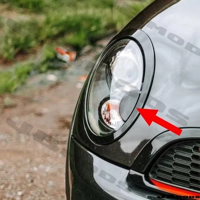 Copri getto lavatrice Xenon MINI GEN 2 nero lucido -R55 R56 R57 R58 R59 JCW Cooper S - Immagine 1 di 4