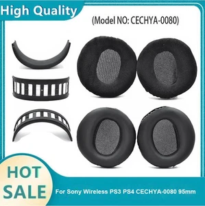 Ear Pads Cushion pillow For Sony Wireless PS3 PS4 Headsets CECHYA-0080 95mm SDE - Picture 1 of 16