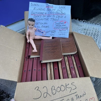 Vtg Baltimore & Ohio Diesel-Electric Lot Of 32 Books For Locomotives Engineers - Image 1 of 4