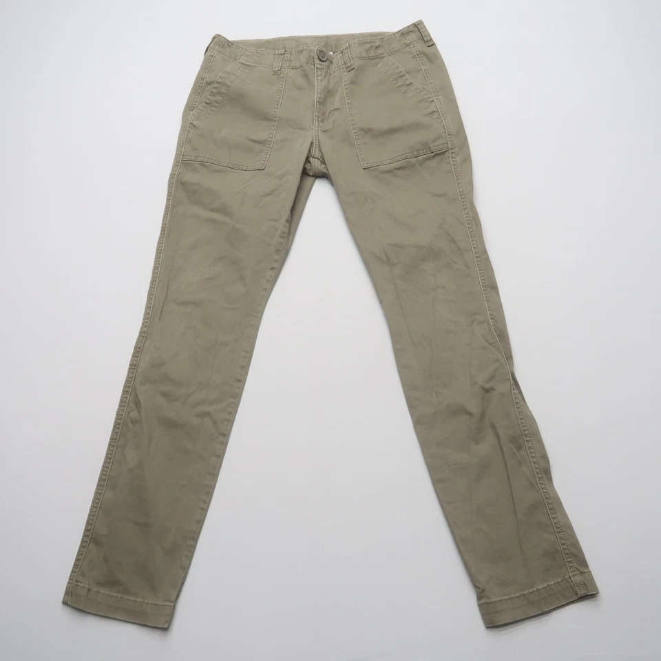 Cabi Womens Utility Pants Size 8 Brown Skinny Cotton Stretch Mid Rise Casual - Image 1 of 4