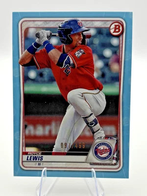 2020 Bowman - Prospects Royce Lewis #BP-93 Sky Blue /499 (RC) - Image 1 of 2