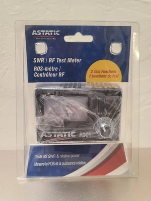 Astatic PDC1 100 Watt SWR Meter 10 Watt 100 Watt Switches Model 302-01637 - Image 1 of 2