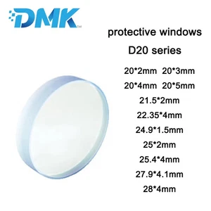 D20 Series Laser Protective Windows Lens 20*2 1064nm Laser Head Cutting Glass - Picture 1 of 5