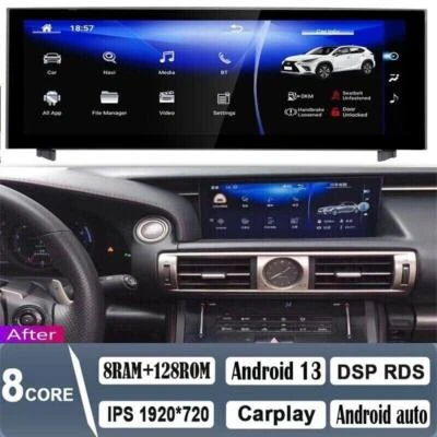 10.2" Android Navigation Car Gps Stereo Radio For Lexus Is Is250 Is300 8+128g - Image 1 of 4