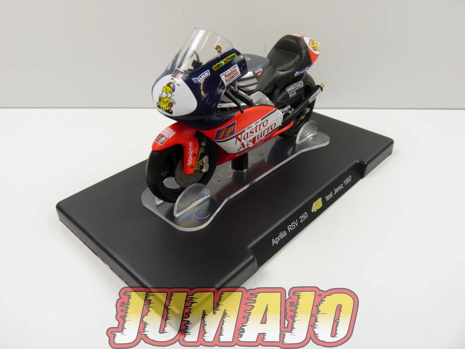 MR36 Moto Valentino Rossi LEO MODELS 1/18 : Aprilia RSV 250 #46 Test Jerez 1997 - Immagine 1 di 1