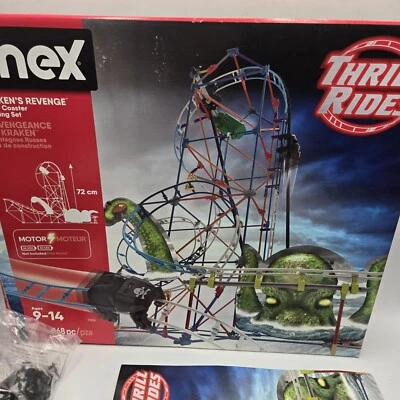 K'nex Thrill Rides Kraken's Revenge Roller Coaster Building Set 568 Pieces New - Image 1 of 4