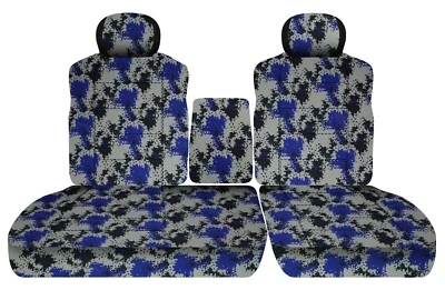 Fundas de asiento para camioneta Toyota Tundra 99-04 40/60 asiento con consola 12 colores Foto 1 de 4
